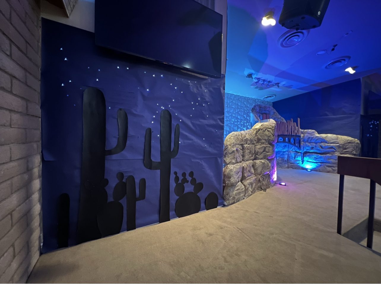 monumental vbs decor desert night sky